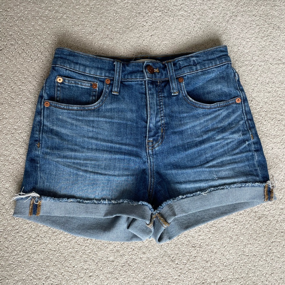 Madewell High-Rise Demin Shorts